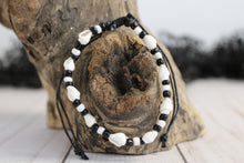 Load image into Gallery viewer, Nassa Shell w/ Colored Beads Slide Cord Bracelet