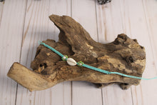 Load image into Gallery viewer, Cowrie Shell w/ Flower Tie Bracelet