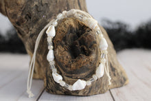 Load image into Gallery viewer, Nassa Shell w/ Colored Beads Slide Cord Bracelet