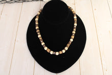 Load image into Gallery viewer, Wood Bead Stretch Necklace