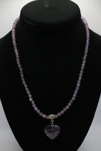 Load image into Gallery viewer, Gemstone Heart Pendant Necklace
