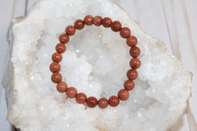 Load image into Gallery viewer, Gold Sandstone Stretch Bracelet