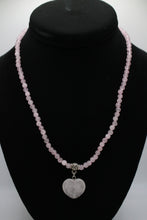 Load image into Gallery viewer, Gemstone Heart Pendant Necklace