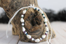 Load image into Gallery viewer, Nassa Shell w/ Colored Beads Slide Cord Bracelet