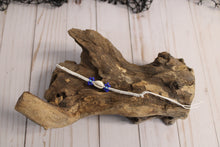 Load image into Gallery viewer, Cowrie Shell w/ Flower Tie Bracelet