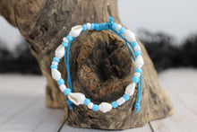 Load image into Gallery viewer, Nassa Shell w/ Colored Beads Slide Cord Bracelet