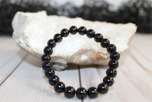 Load image into Gallery viewer, Black Obsidian Stretch Bracelet