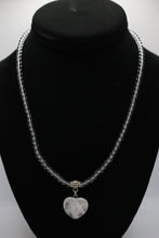 Load image into Gallery viewer, Gemstone Heart Pendant Necklace