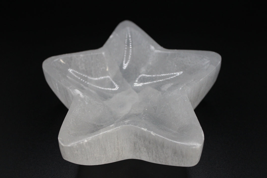 Selenite Star Bowl