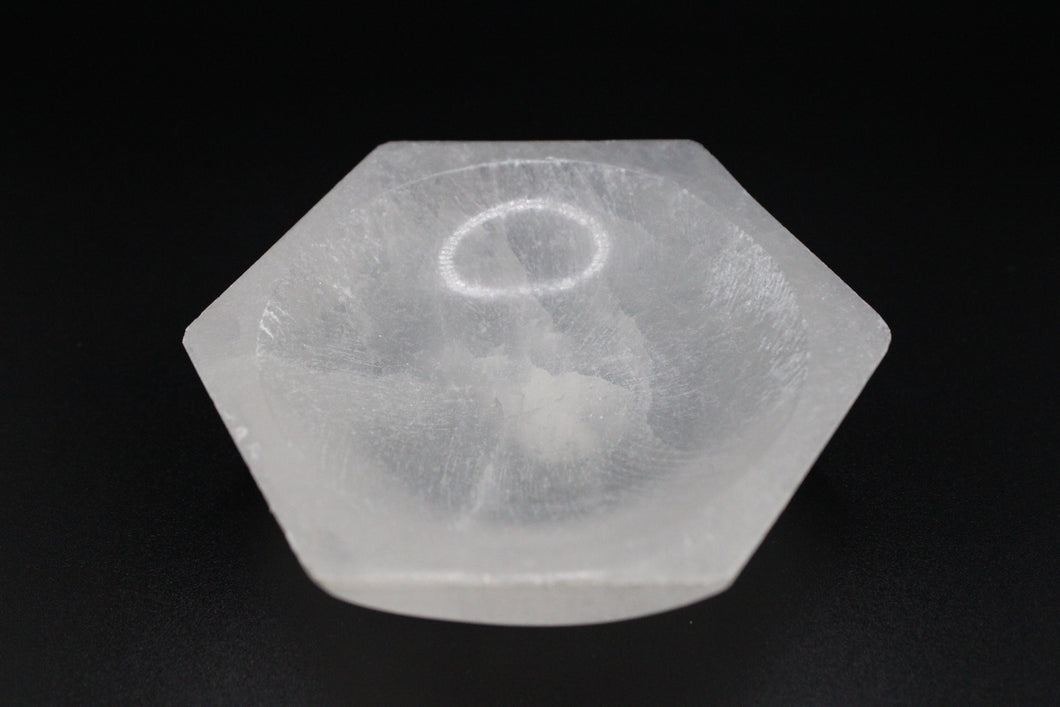 Selenite Hexagon Bowl