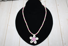 Load image into Gallery viewer, Cowrie Shell Flower Necklace
