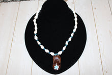Load image into Gallery viewer, Nassa Shell Coconut Flip Flop Necklace
