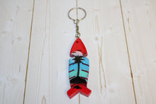 Load image into Gallery viewer, Fishbone Keychain
