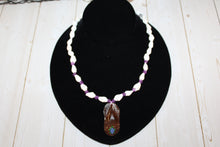 Load image into Gallery viewer, Nassa Shell Coconut Flip Flop Necklace
