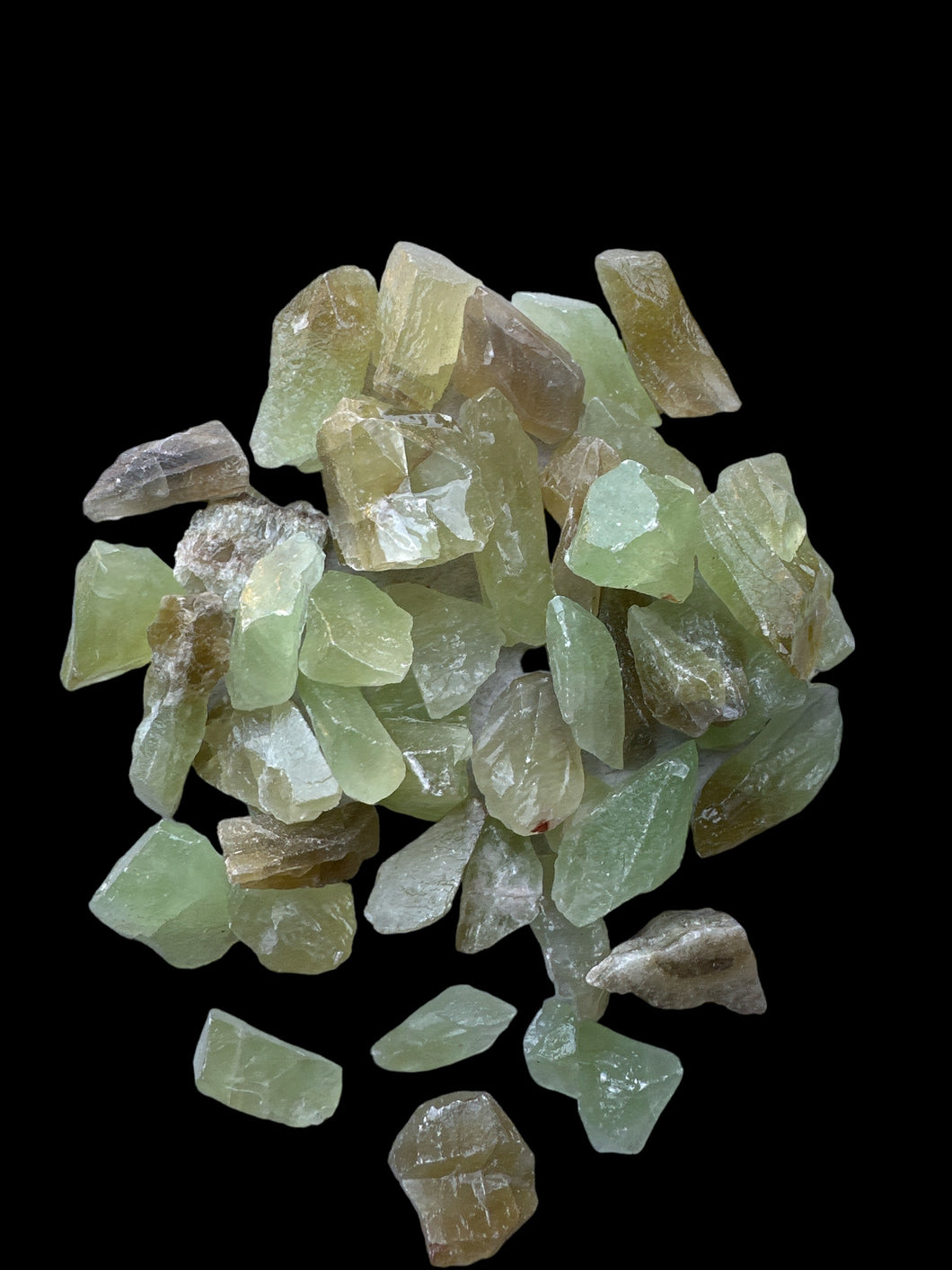 6 pcs Green Calcite